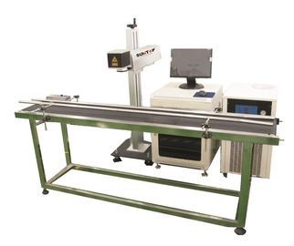 中国 黄銅、銅材料のための生産ライン繊維レーザーの印機械 サプライヤー